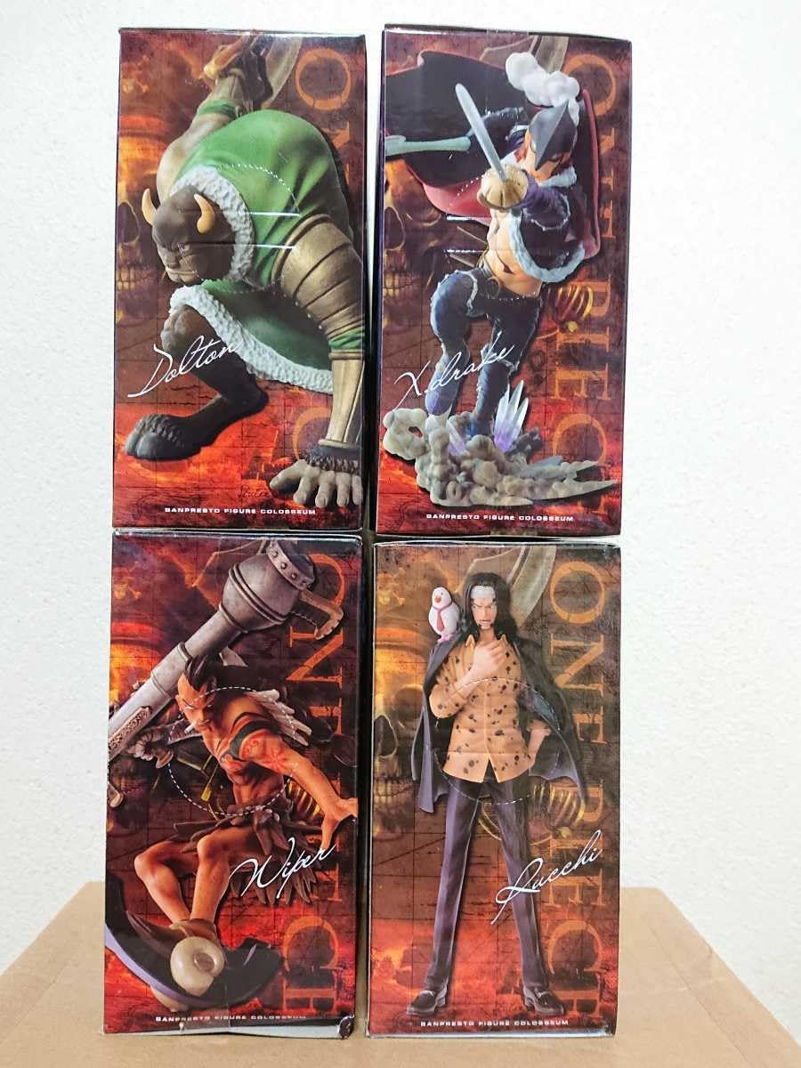 ONE PIECE 造形王頂上決戦　ドルトン　ドレーク　ワイパー３体セット BANPRESTO ワンピース フィギュア Scultures 造形王頂上決戦 Vol